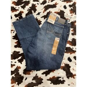 Wrangler Men's 20X Extreme Relaxed Fit Low Rise Straight Fit Jeans Size 40x32
